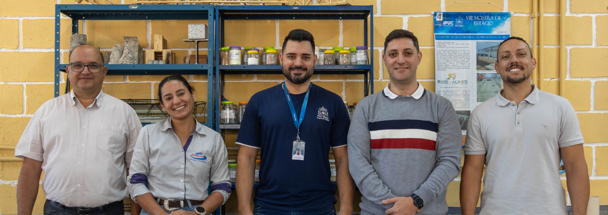 PUC Minas Poços de Caldas desenvolve concreto resistente a ácidos para aplicação industrial 
